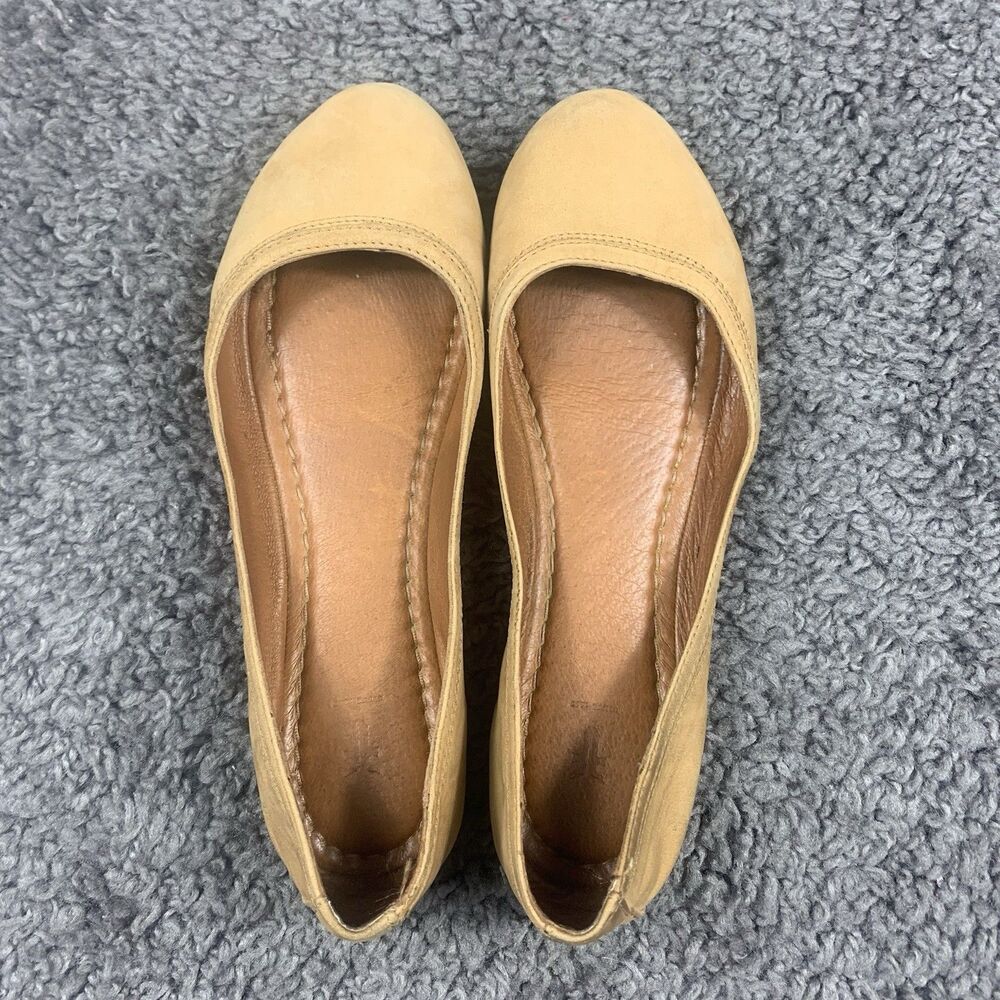 Frye Ballet Flats 8 B Beige Suede 3471255 - Picture 6 of 8